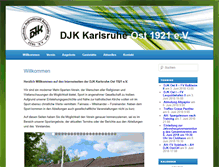 Tablet Screenshot of djk-ost.de
